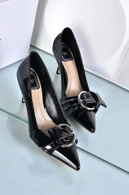 DIOR Shallow mouth kitten heel Shoes Women--013